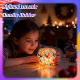 DIY Mosaic Candle Holder Kit